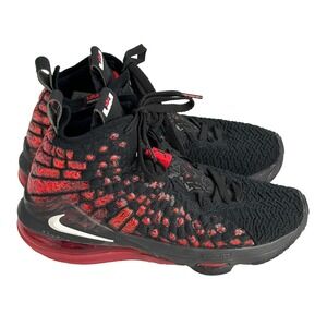 Nike LeBron 17 Infrared VI Basketball Shoes Red Black Size 5.5Y BQ5594-006